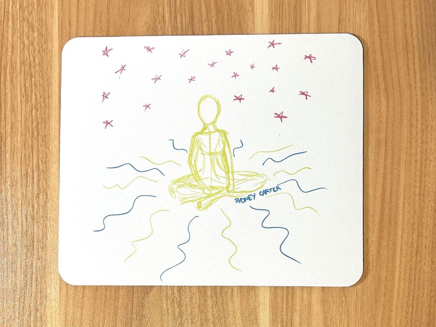 Mouse Pad - Yellow Figure